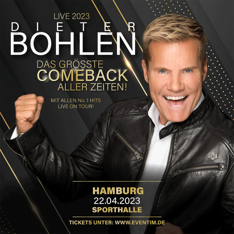 Dieter Bohlen Tour 2023 Hamburg