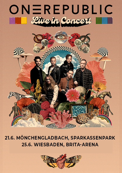 OneRepublic_Plakat_Moenchengladbach_Wiesbaden