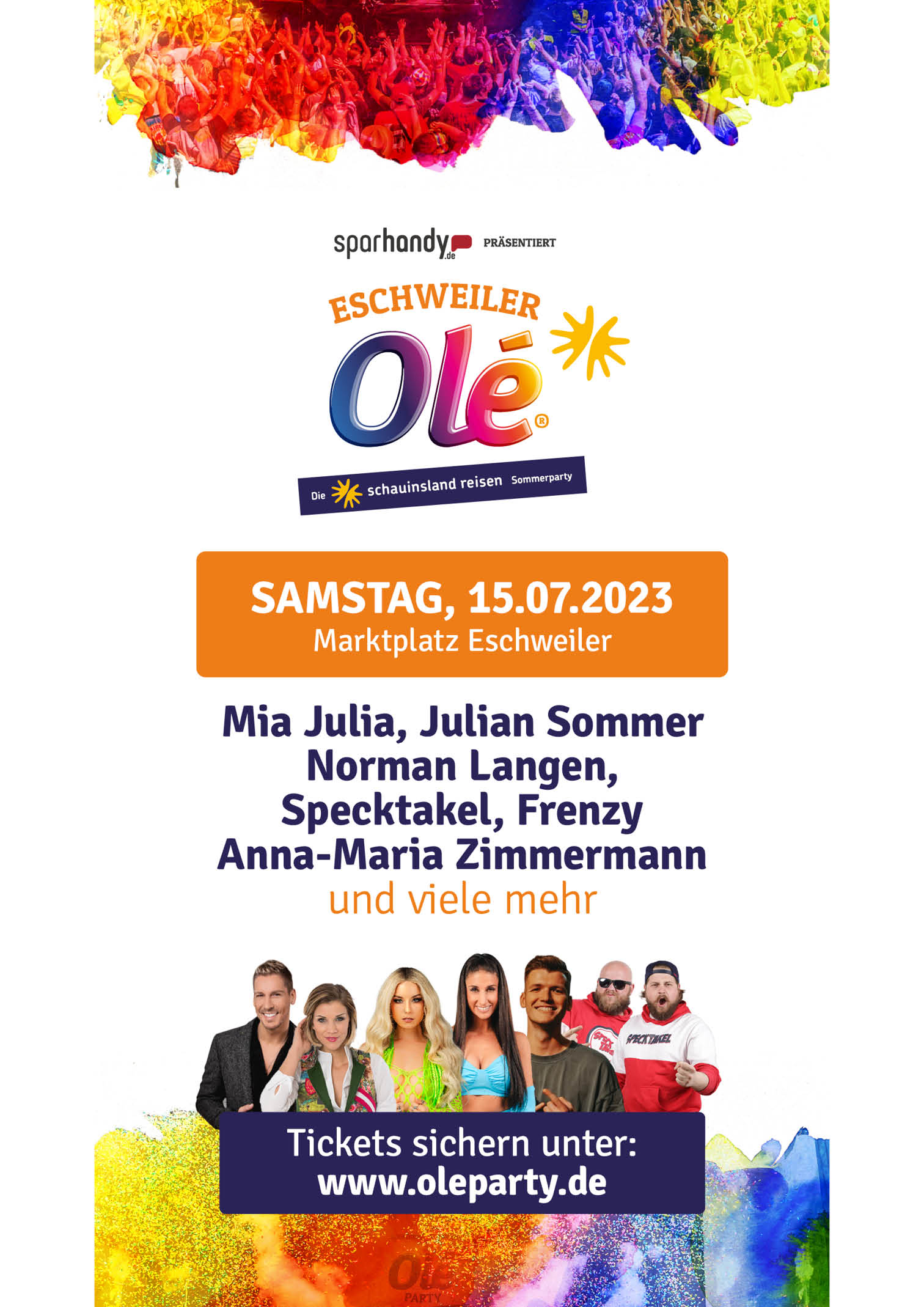 Eschweiler Olé 15. Juli 2023 Marktplatz Eschweiler