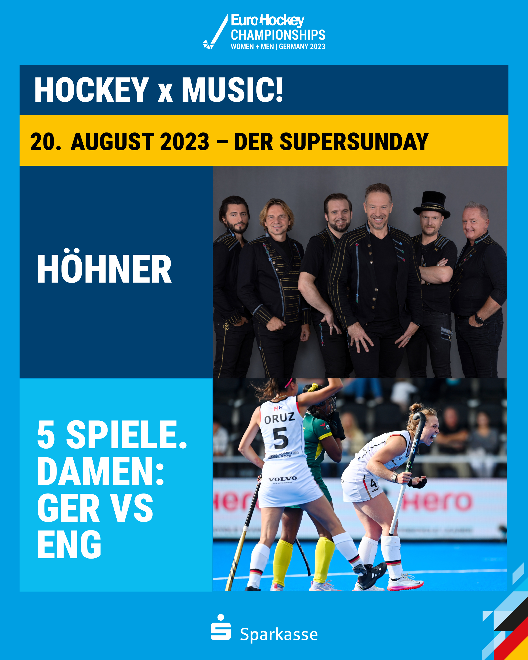 Hockey x Höhner 20.08.2023 SparkassenPark Mönchengladbach