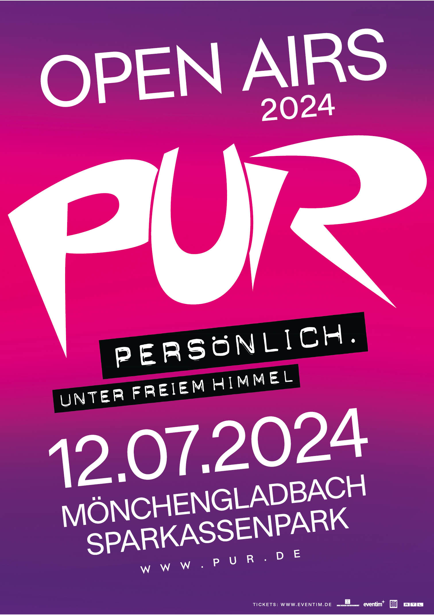 PUR Konzert 12.07.2024 SparkassenPark Mönchengladbach