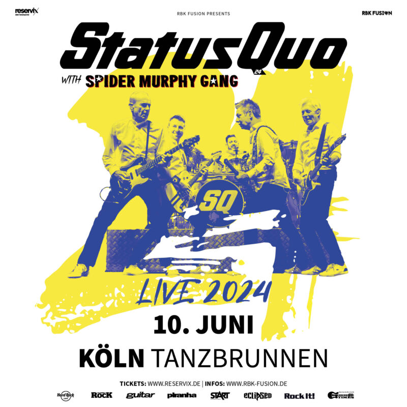 StatusQuo-Tour-2024 1x1 Köln