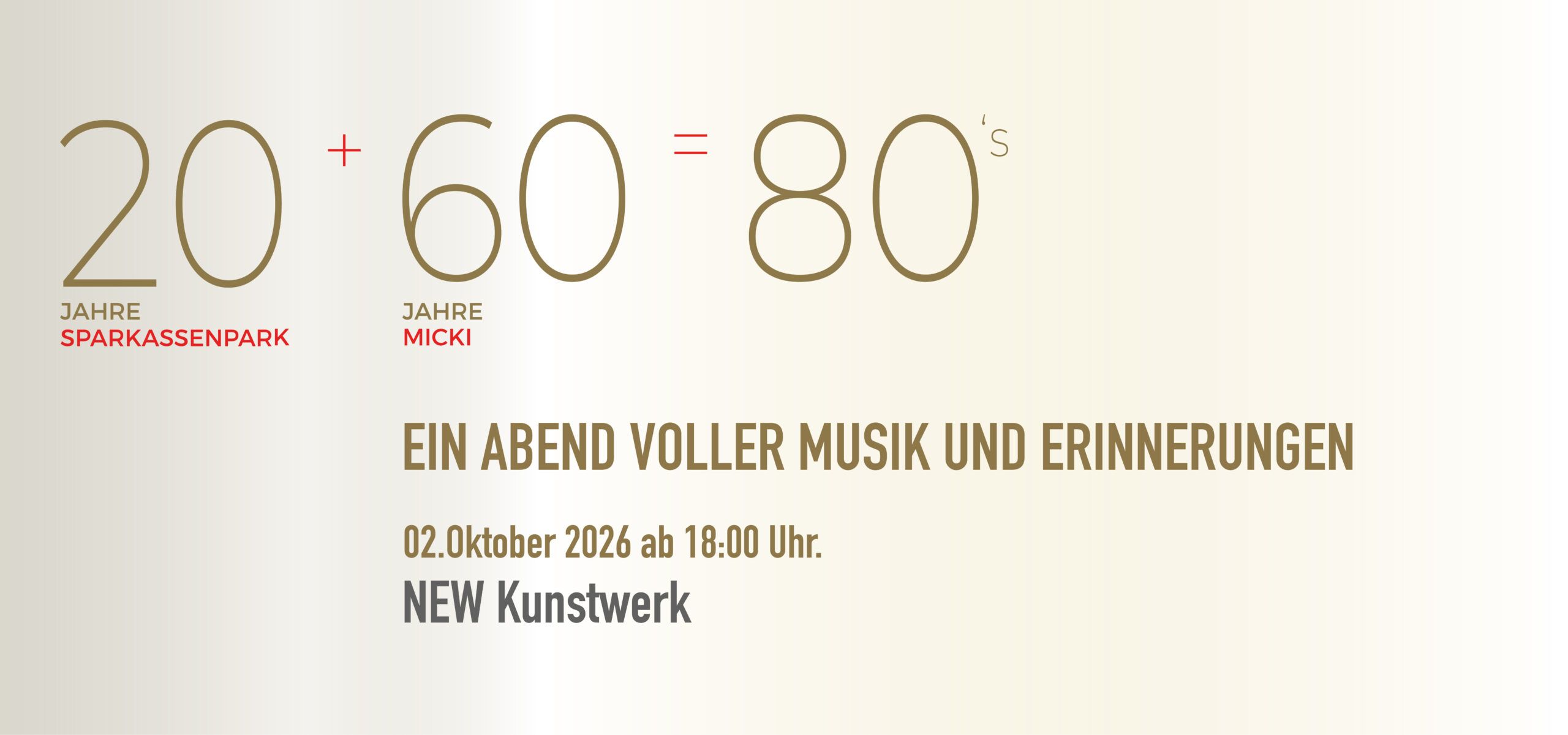 Gemeinsam werden wir 80er!